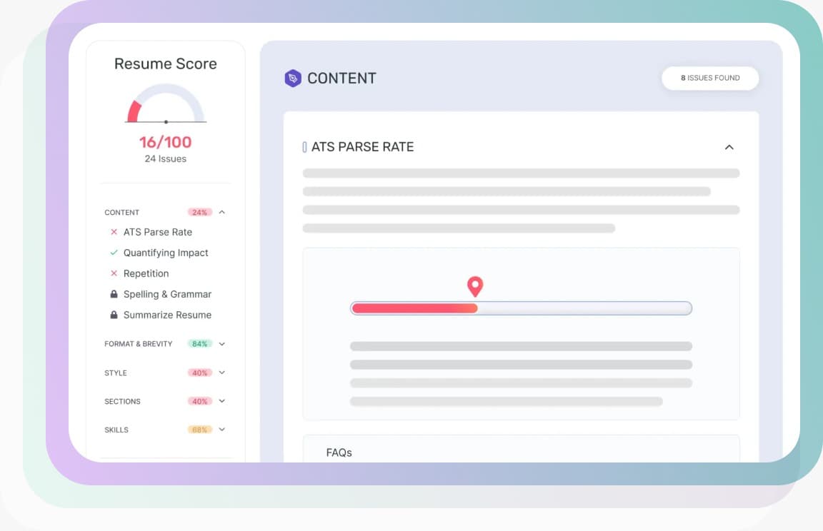 AI Resume Analyzer Preview