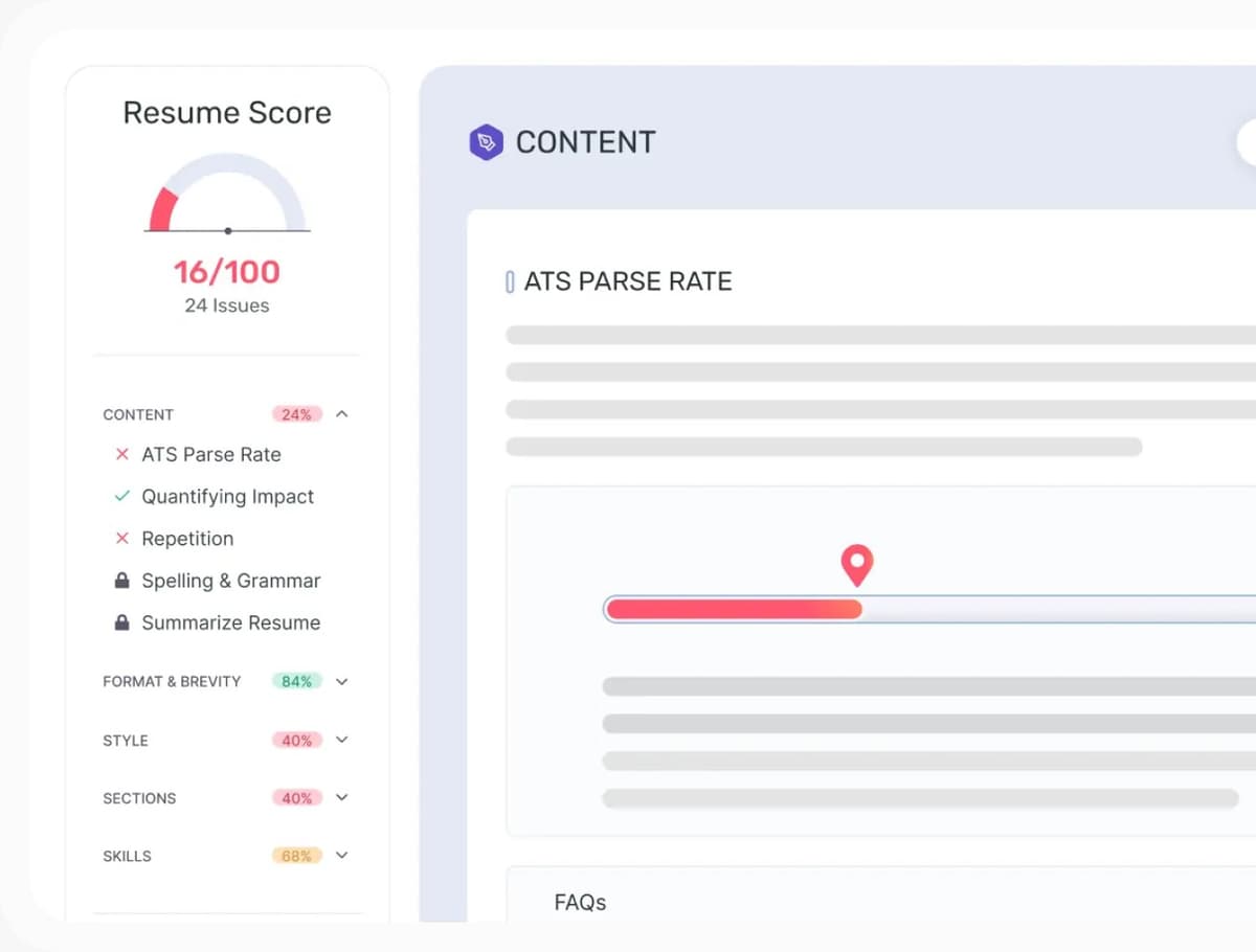 Resume Analysis Dashboard